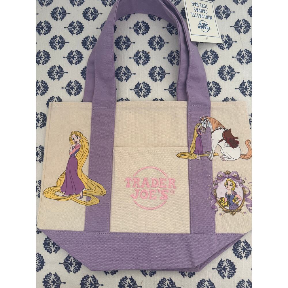 Disney Rapunzel and Maximus Custom Made Trader Joes Mini Tote